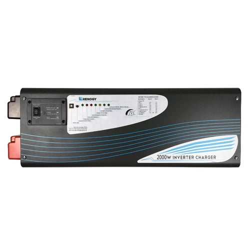 Renogy 2000Watt 12V DC to 120V AC Pure Sine Wave Inverter Charger with 4 Outlets Renogy 2000Watt 12V DC to 120V AC Pure Sine Wave Inverter Charger with 4 Outlets